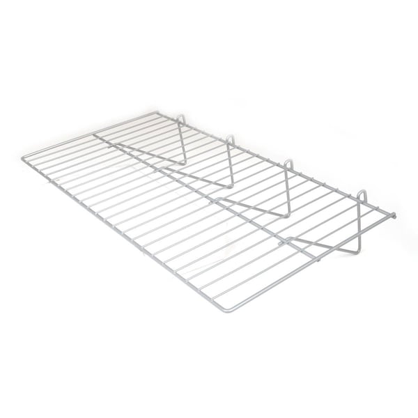 Highkey GWEC-2412 12 x 23.5 in. L Straight Shelf Chrome - Epoxy Chrome Pack of 6 LR898272 - main